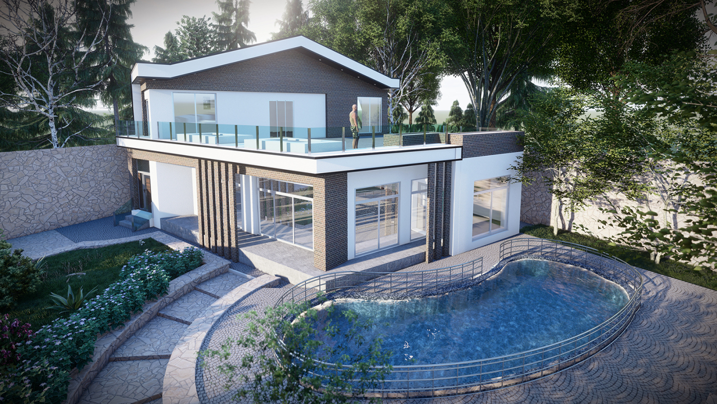 طراحی ویلای مهندس قدردان شاندیز