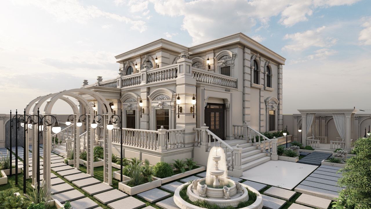 طراحی ویلای جناب عرب مشهد
