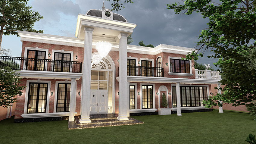 طراحی ویلا مشهد شاندیز