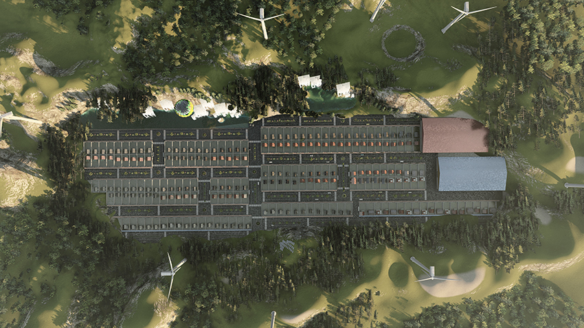 طراحی شهرک ویلای جناب طهان مشهد-مایان