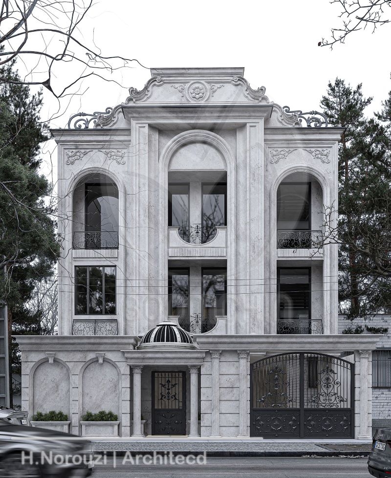 طراحی نمای ساختمان شماره 82