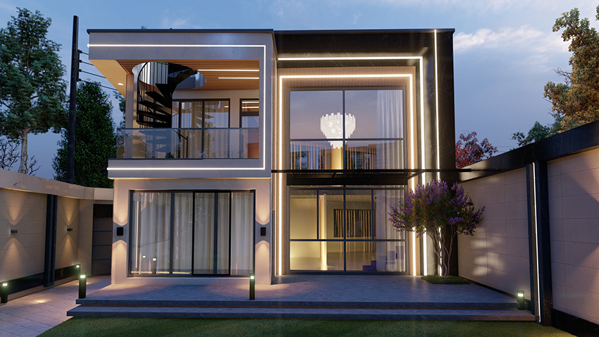 طراحی ویلا در مشهد