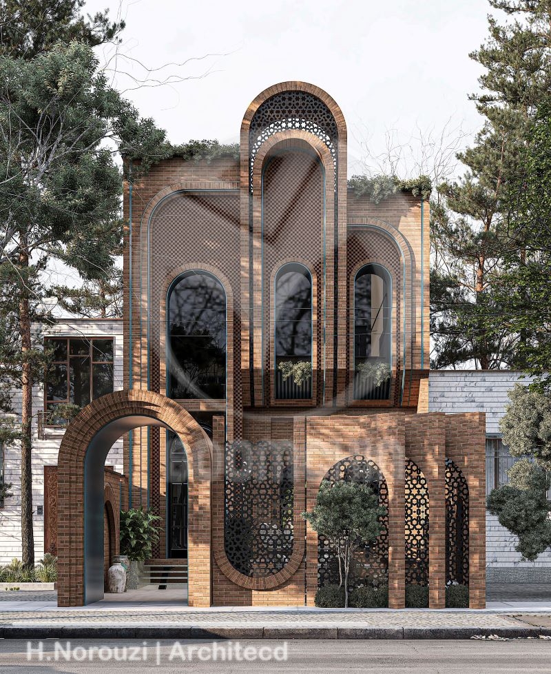 طراحی نمای ساختمان شماره 68