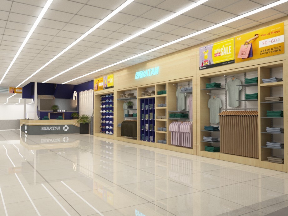 طراحی فروشگاه پوشاک آقای جرجانی مشهد