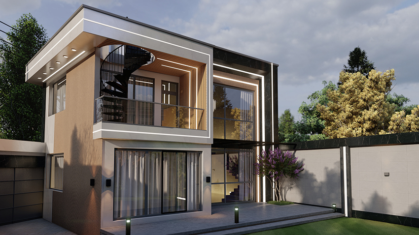 طراحی ویلا در مشهد