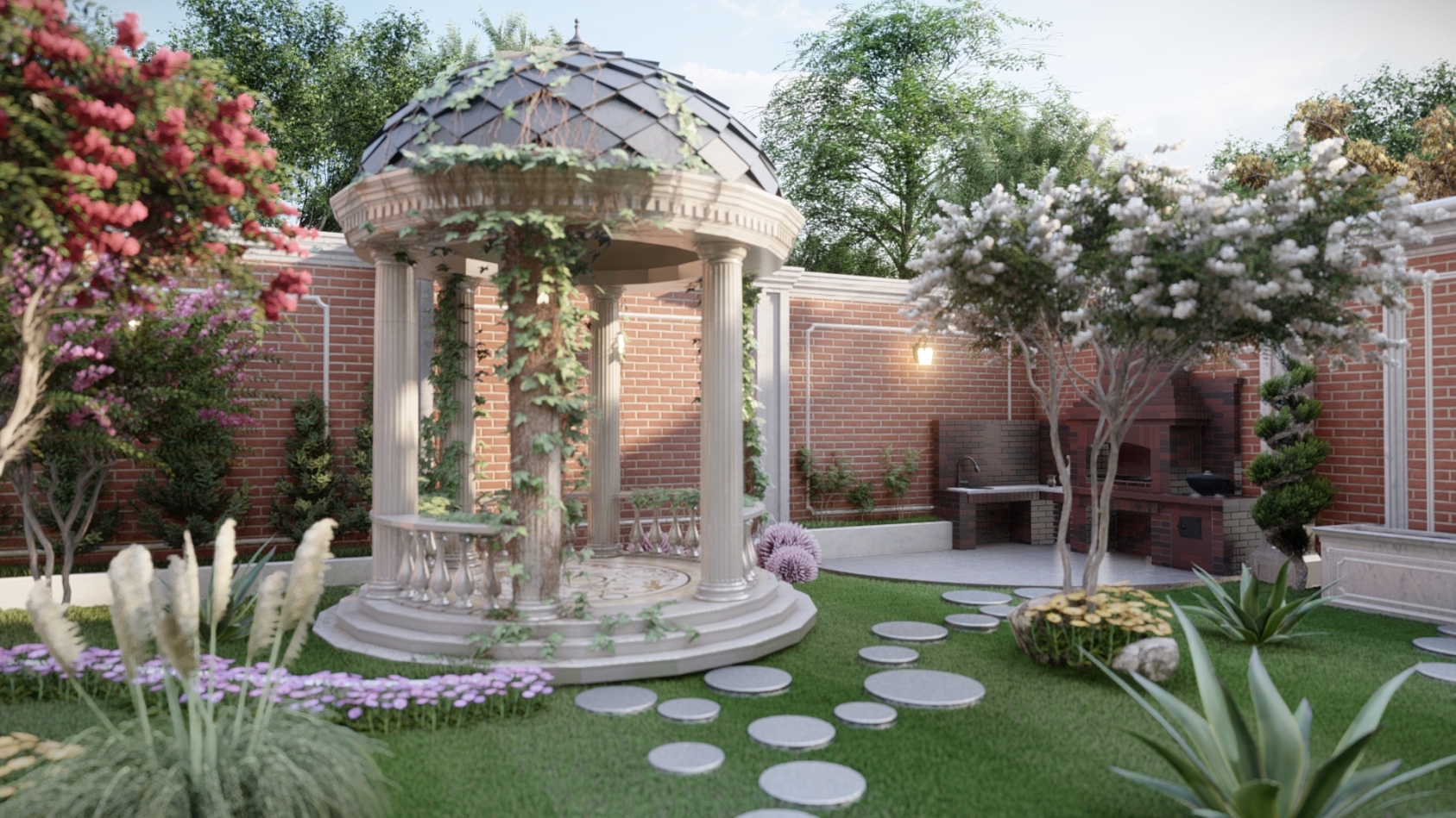 طراحی باغ و ویلا