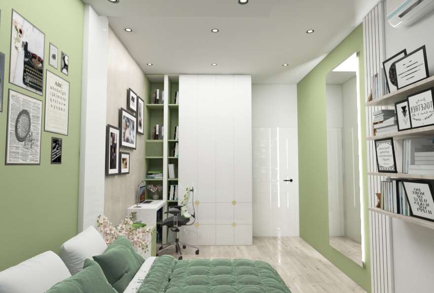طراحی دکوراسیون اتاق نوجوان فردوس