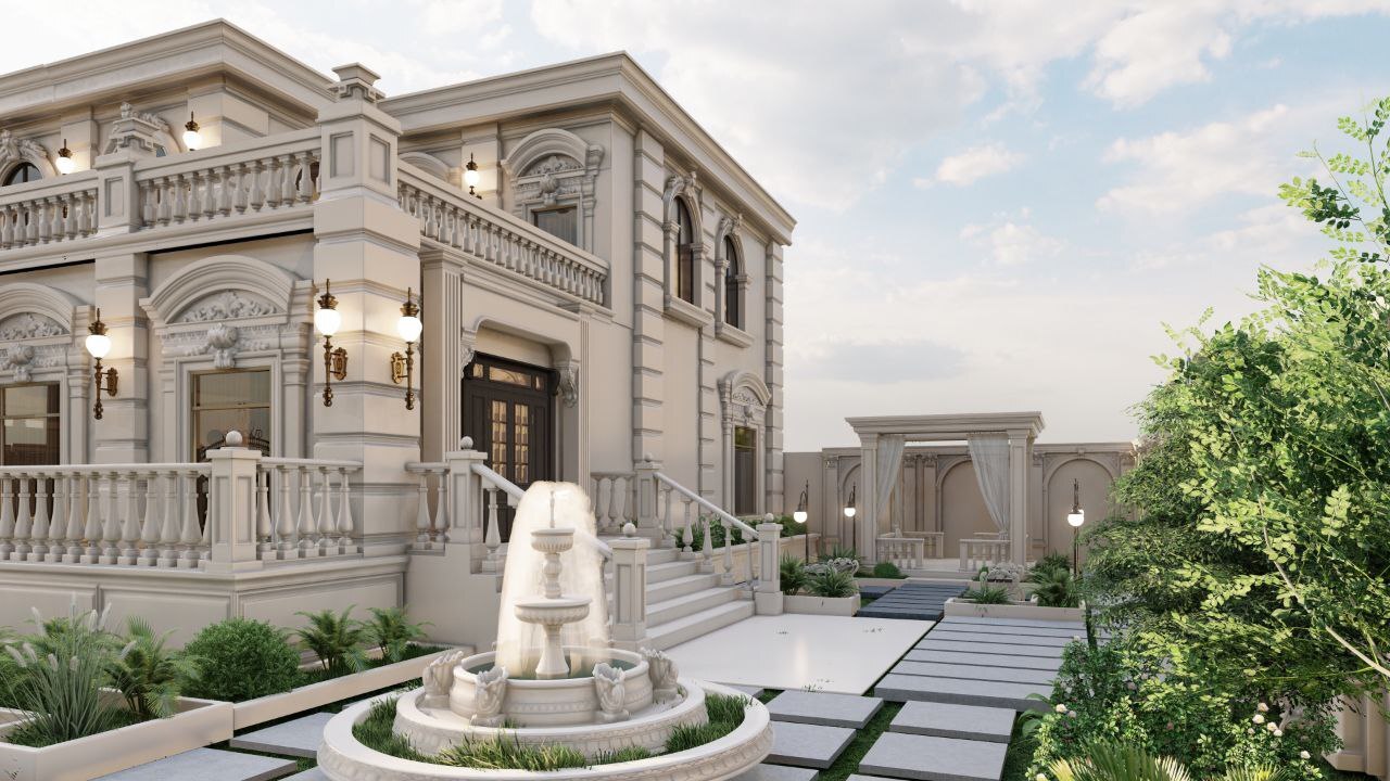 طراحی ویلای جناب عرب مشهد
